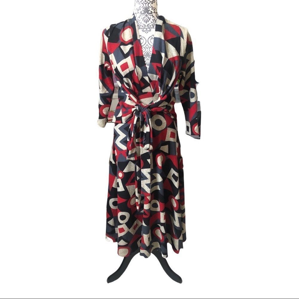 Vintage Uptown girl maxi dress size small 94% polyester and six spandex